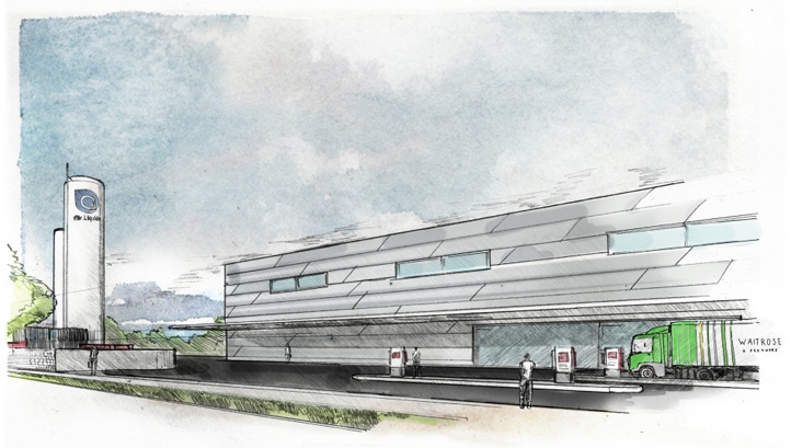 Pictured: An artist's impression of the proposed facility